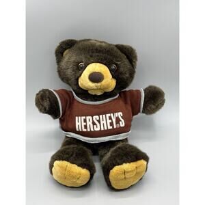 Vintage 1989 Hershey Chocolate Bear Plush 12” Stuffed Animal Graphics Int.